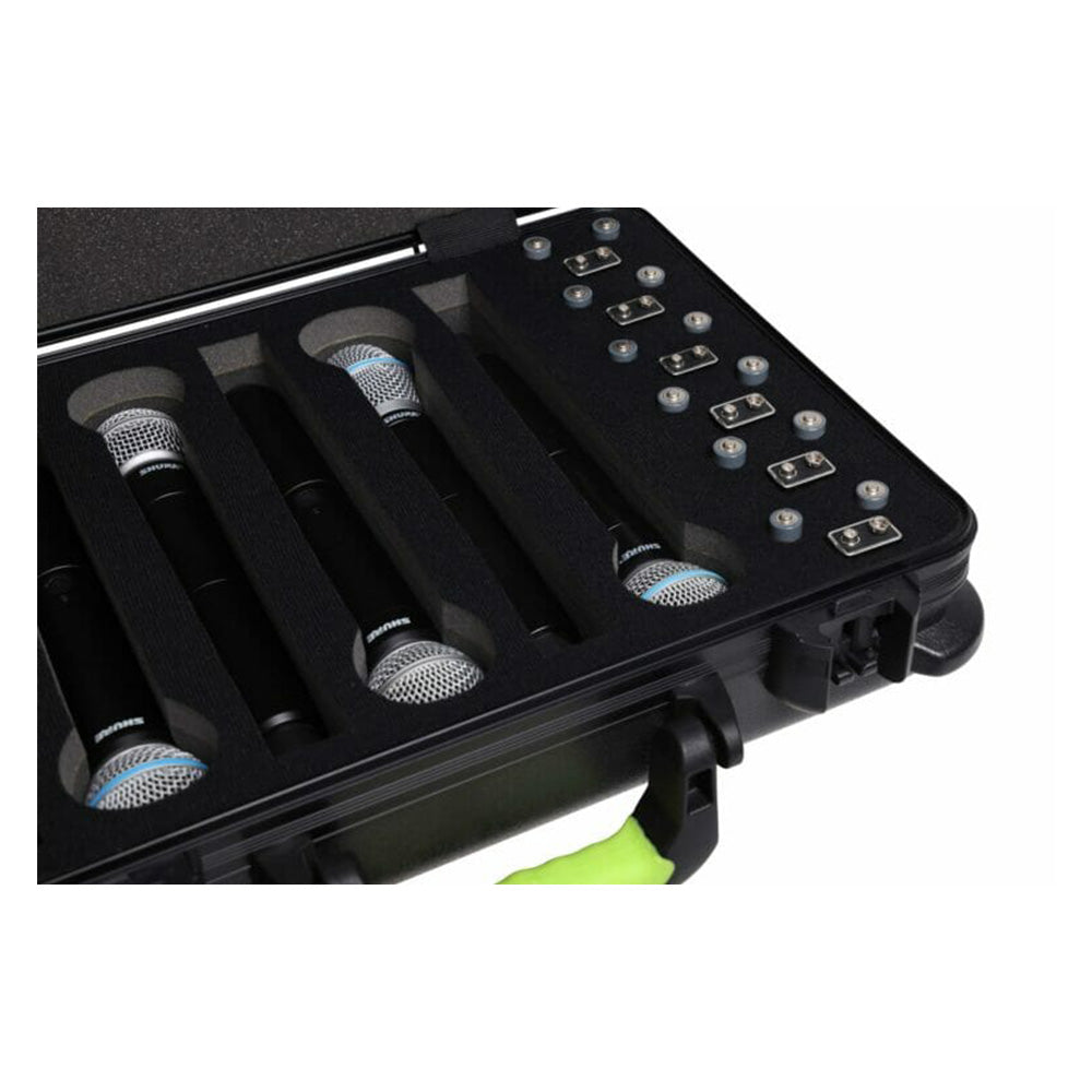 Shure SH-MICCASEW06 - Molded Case with TSA Latches for 6 Wireless Microphones