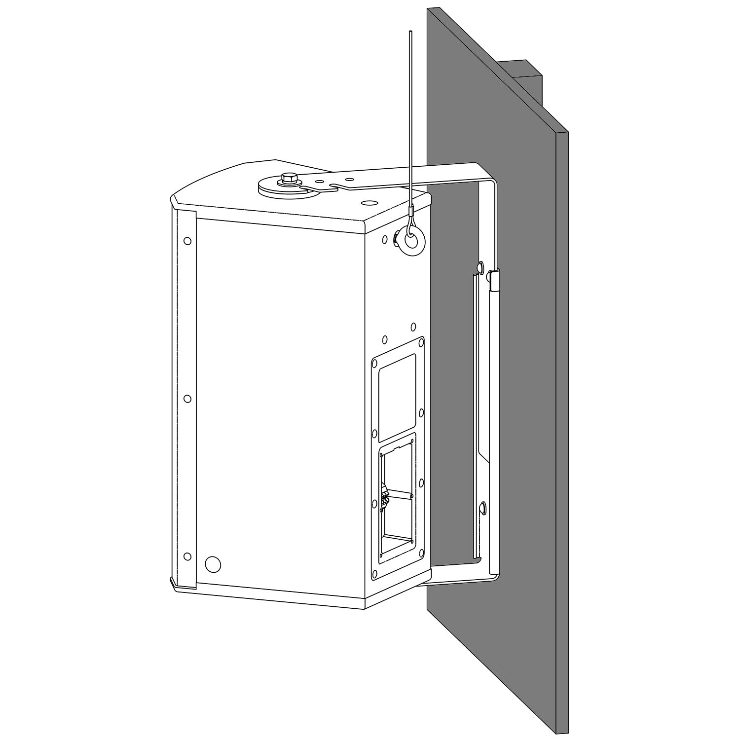 Electro-Voice EVC-UB2 - U-Bracket for EVC-1122 and EVC-1152 Loudspeakers (White)