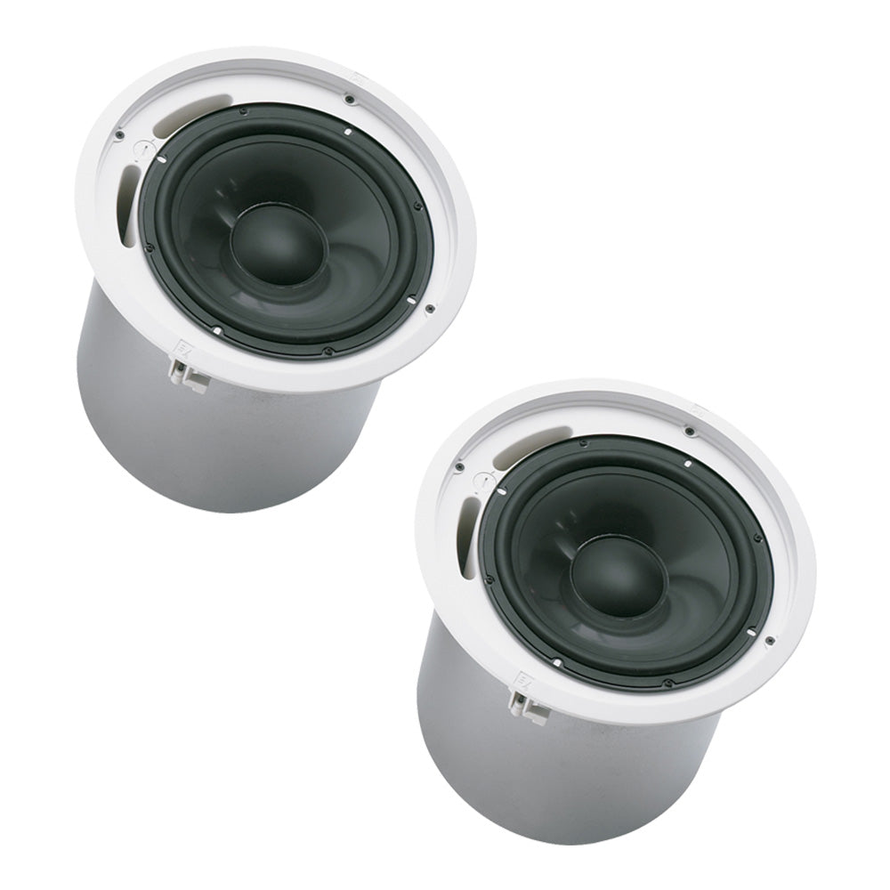Electro-Voice EVID C10.1 - 10-Inch High Performance In-Ceiling Subwoofer (White / Pair)