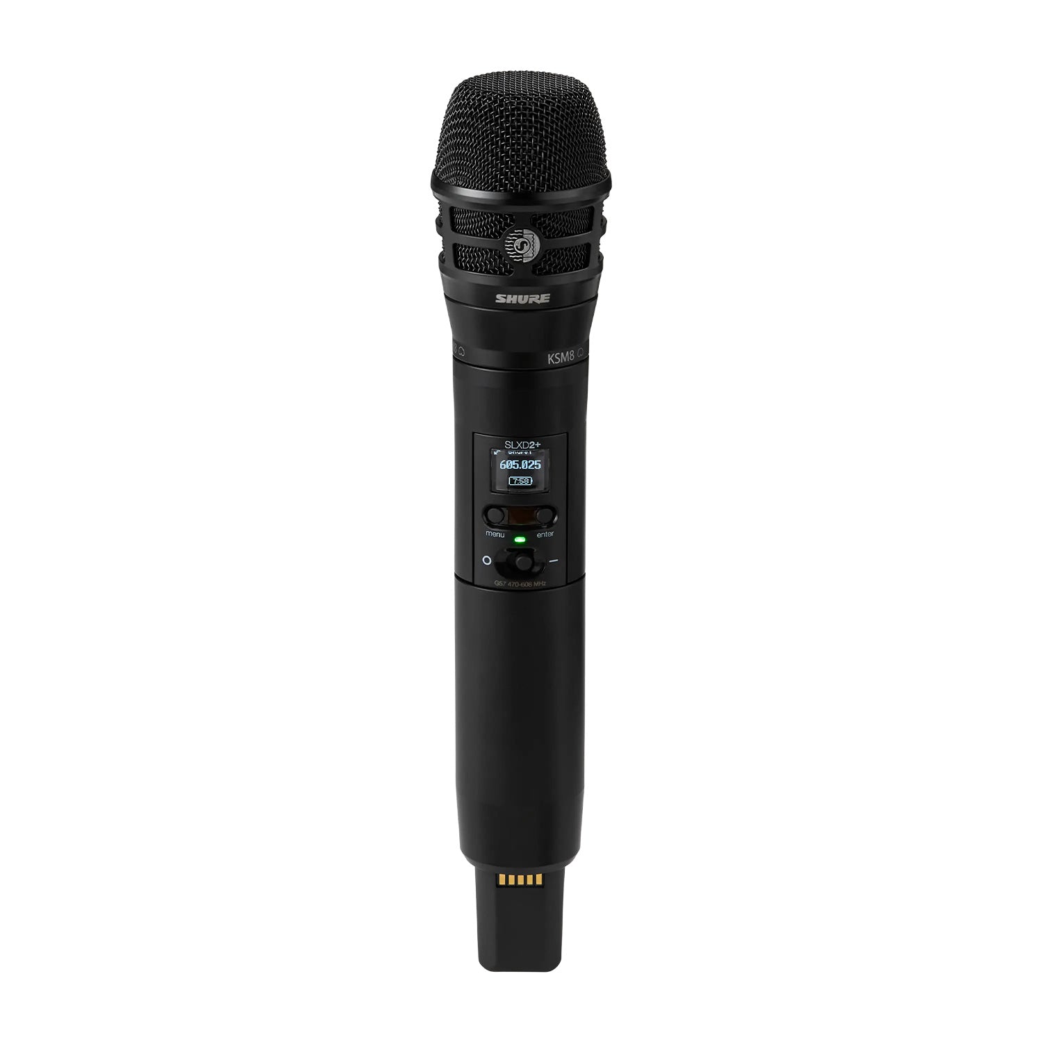 Shure SLXD2+/K8B - Handheld Wireless Transmitter with K8B (G57 Band/470-616 MHz)