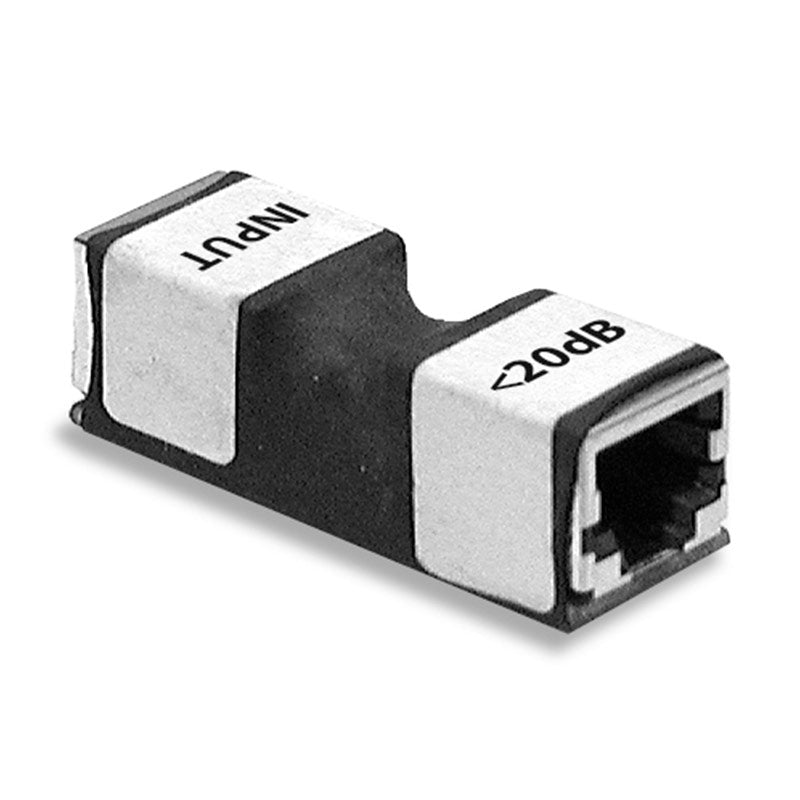 StudioHub ADAPT-ATTEN15 In Line Attenuator (20 dB Attenuation)
