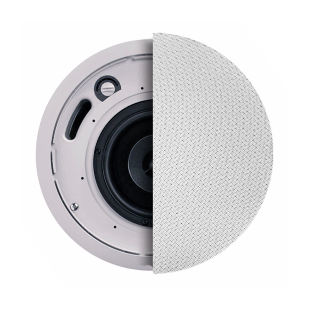 Soundtube IPD-CM52-BGM-II-WH - Coaxial 5.25-Inch Dante-Enabled In-Ceiing Loudspeaker (White)