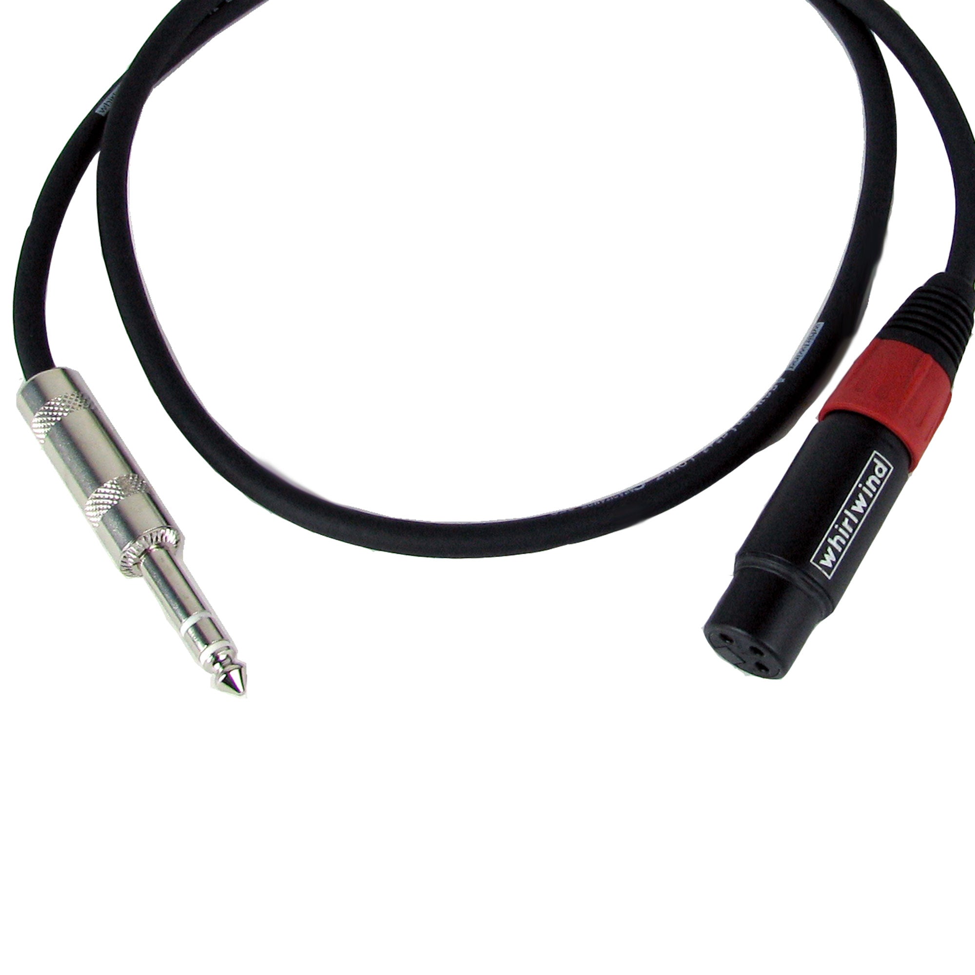 Whirlwind STF03 Balanced XLR Female to 1/4" TRS Cable (3 Foot)
