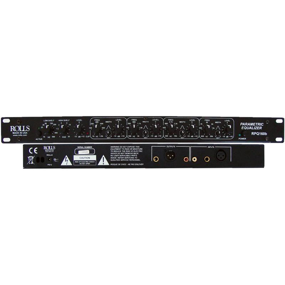 Rolls RPQ160B 4-Band Parametric Equalizer