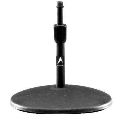 AtlasIED DMS7E Round Base Drum/Instrument Microphone Stand (Ebony)