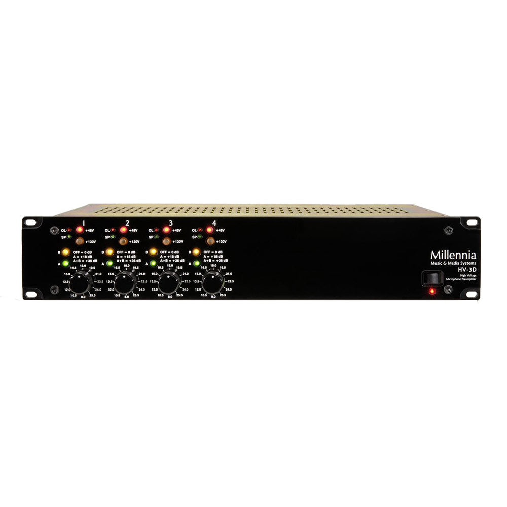 Millennia HV-3D~4 4 Channel Class A Microphone Preamp