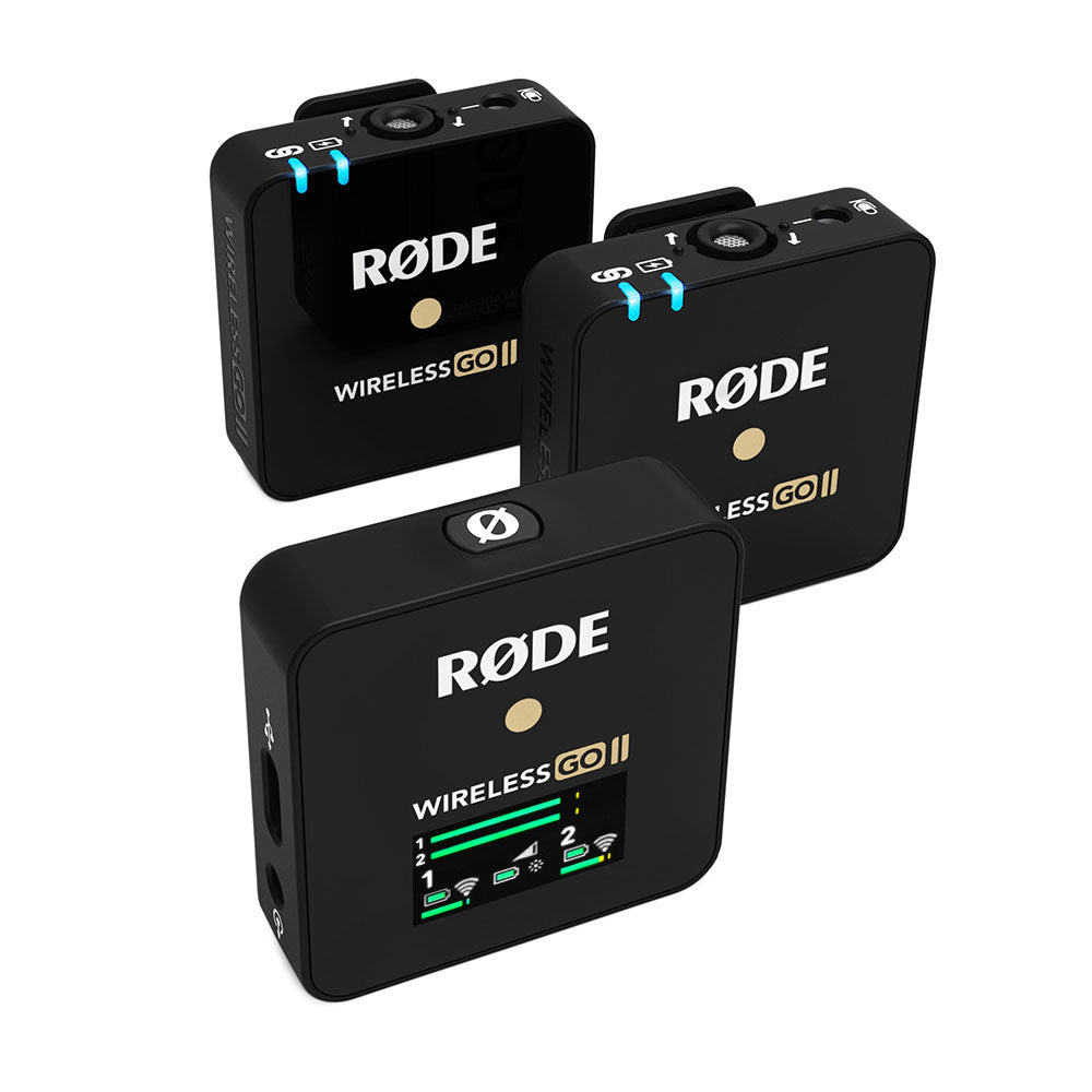 RØDE Wireless GO II ワイヤレスマイク保護フィルム付き RODE Wireless GO II - Dual-Bodypack Camera Wireless System