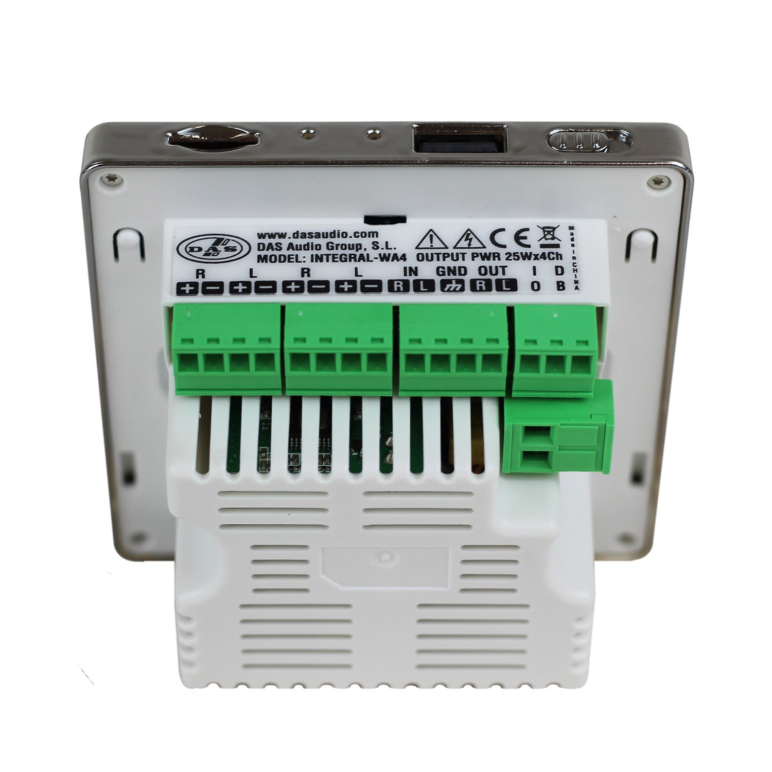 DAS INTEGRAL-WA4 - Wall Panel 4-Channel Audio Amplifiier for INTEGRAL System