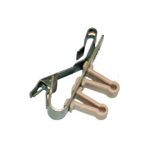 Sennheiser MZQ222-NI - Dual Post Tie Clip for MKE Platinum MKE2 MKE102 Lavalier Mics - Nickel