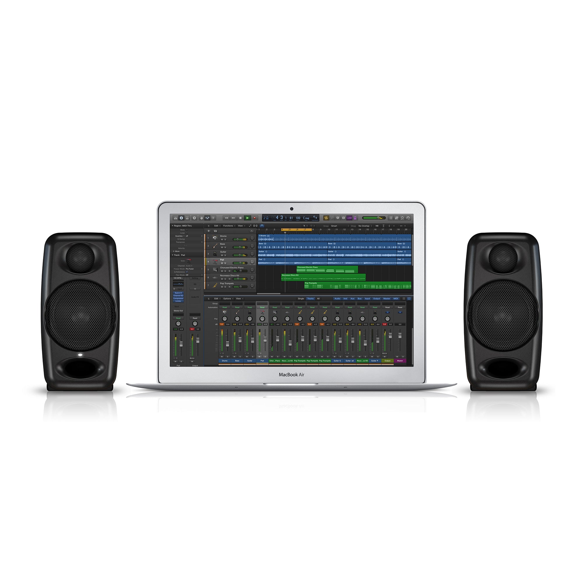 IK Multimedia iLoud Micro Monitor - Desktop Bluetooth Active Monitors (Black / Pair)