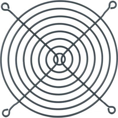 Middle Atlantic GUARD-6 Hamburger Style Black Fan Guard for 6 Inch Fans