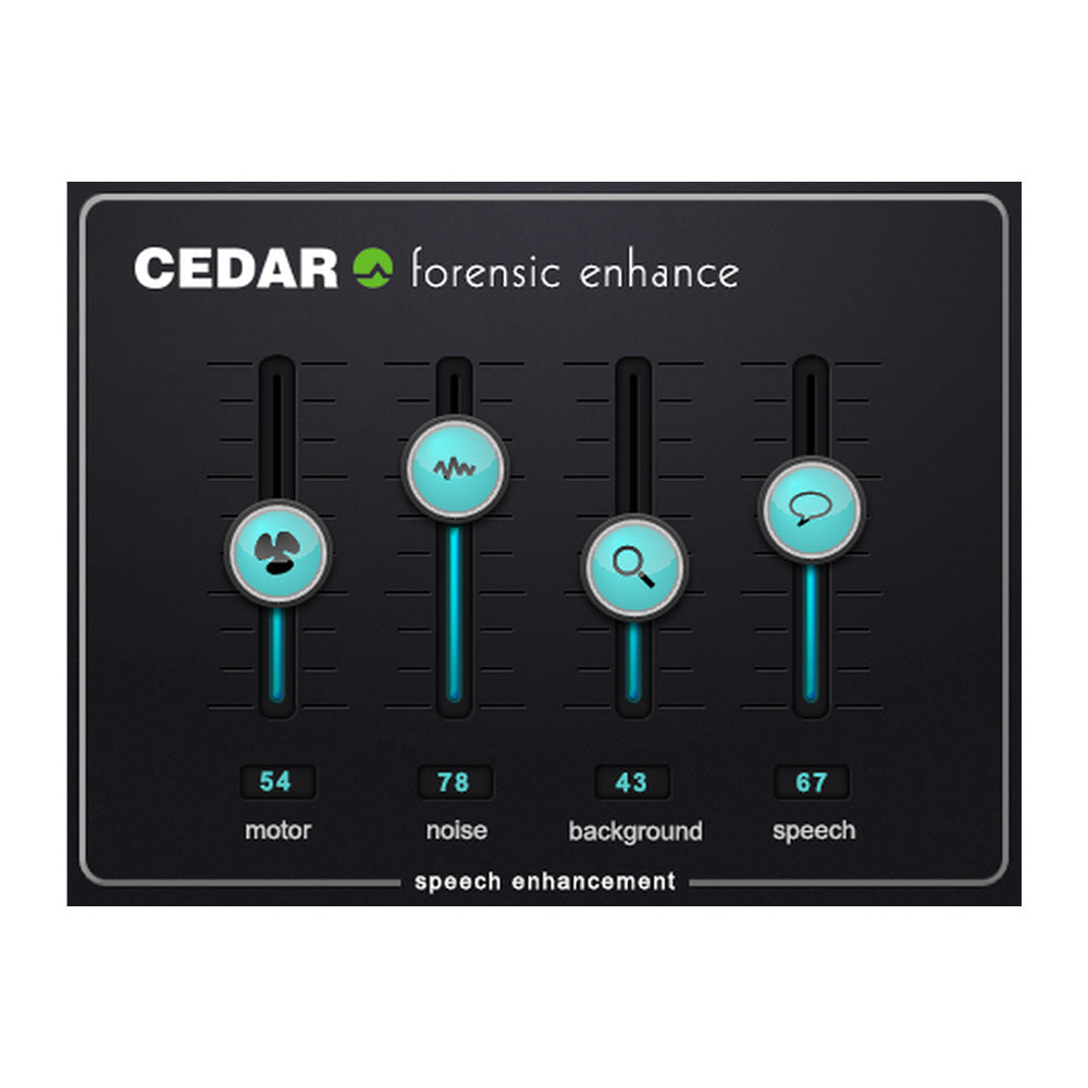 CEDAR Audio Forensic Enhance - Noise Removal Plugin (VST/AU/AAX)