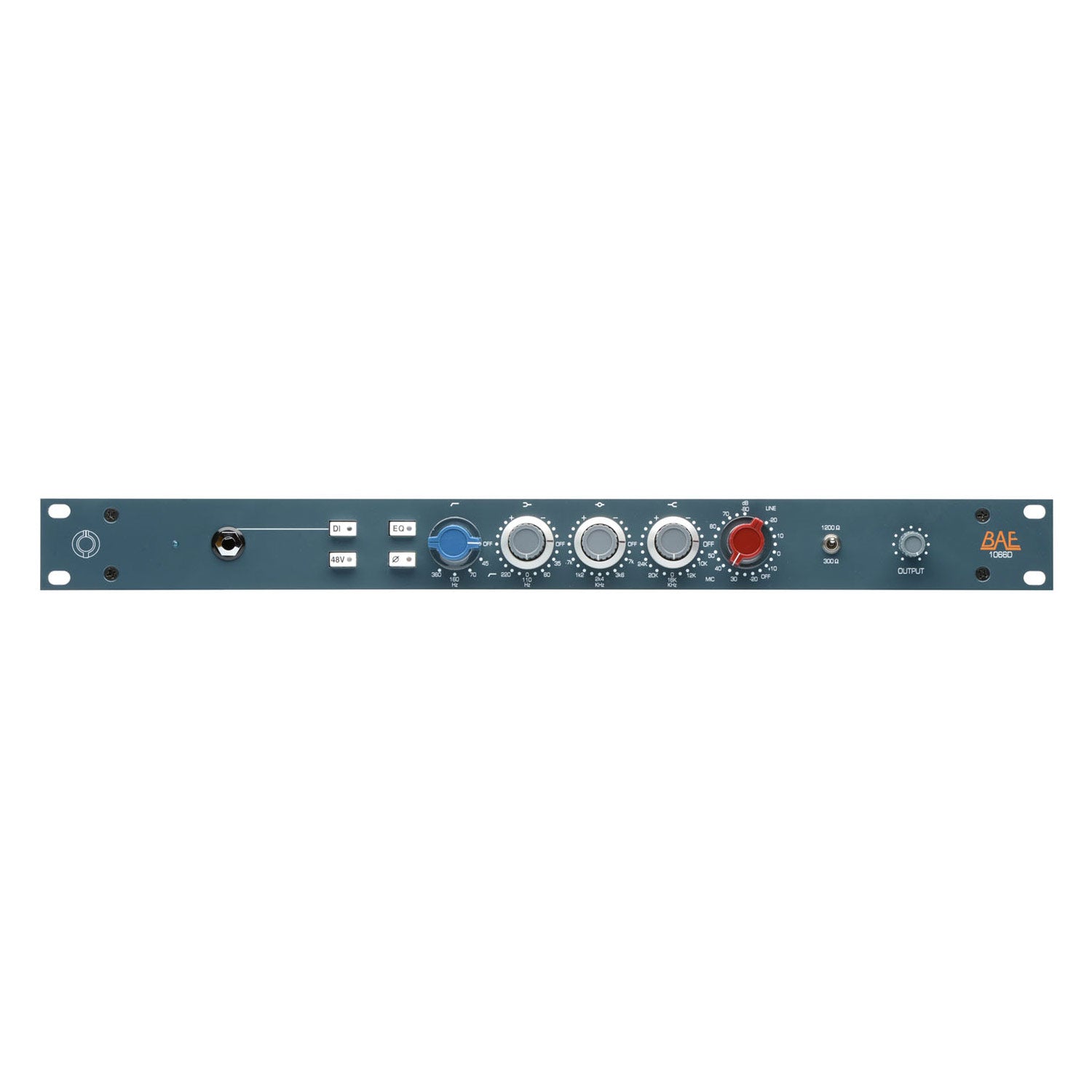 BAE 1066D Rackmount Mic Preamp and Equalizer Module (Includes PSU)
