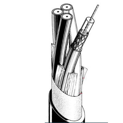 Canare V5-3C 5-Channel 75-Ohm Video Coaxial Cable (100 Meter Spool)