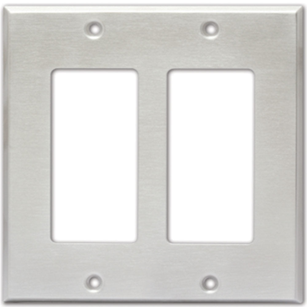 RDL CP-2S Double Cover Plate - stainless steel