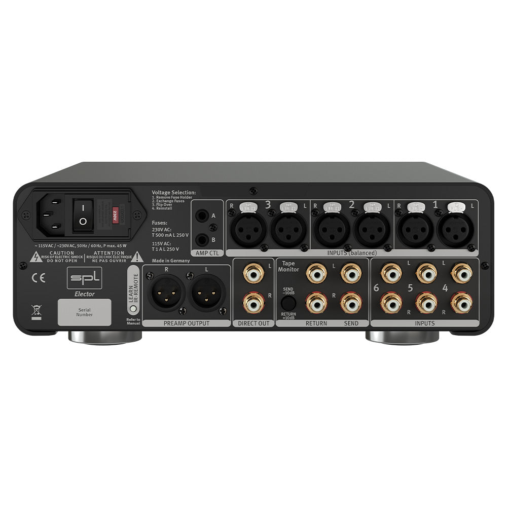 SPL Elector - Analog High Fidelity Preamplifier (Black)