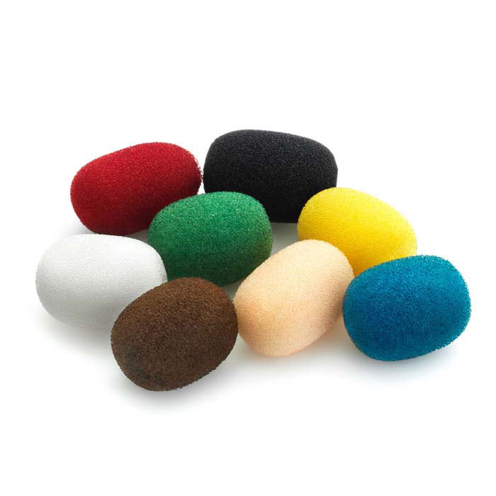 DPA Microphones DUA0570 - Miniature Foam Windscreens for 4060/61/62/63/71 (Color Mix / 8 Pack)