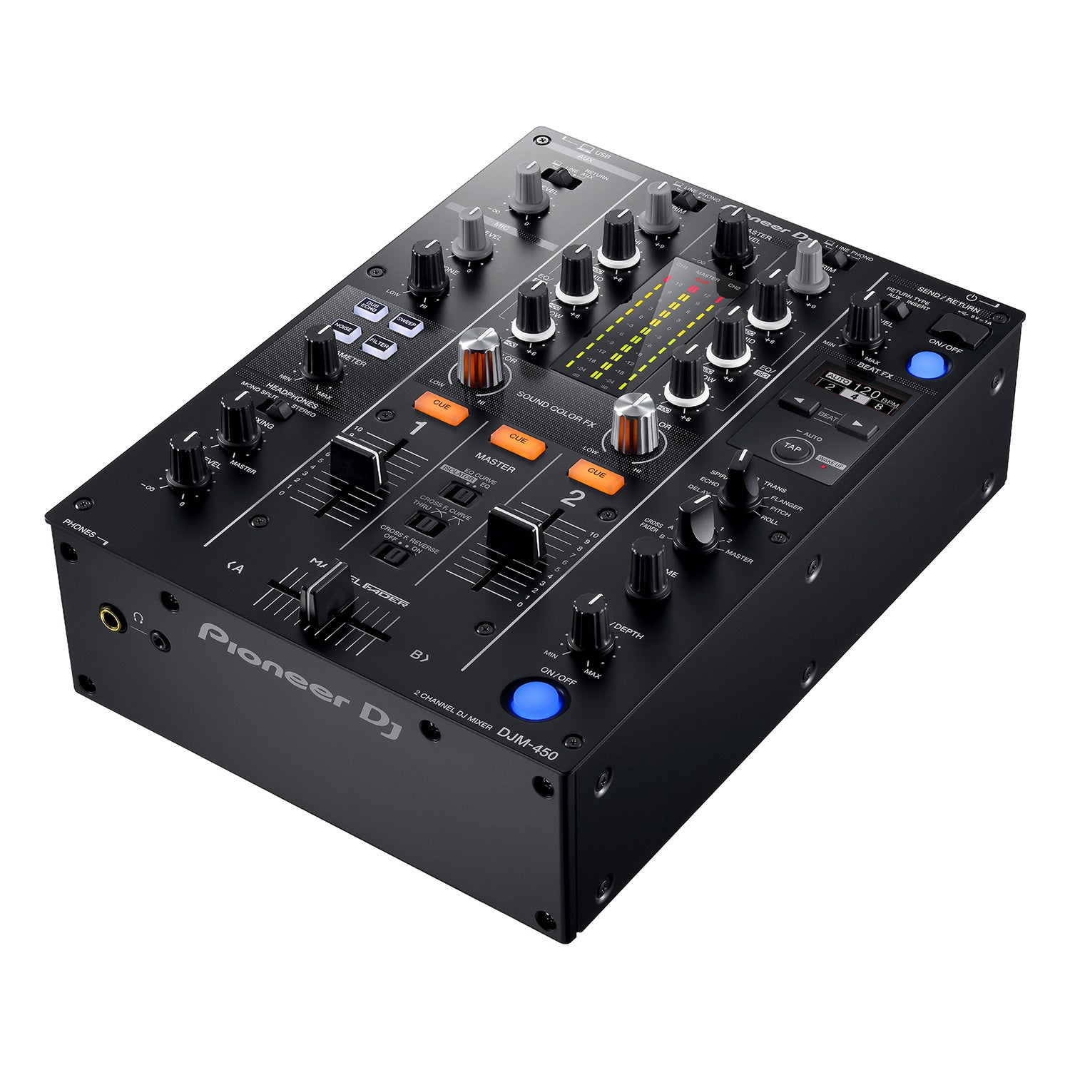 Pioneer DJM-450 - 2-Channel DJ Mixer with Beat Effects