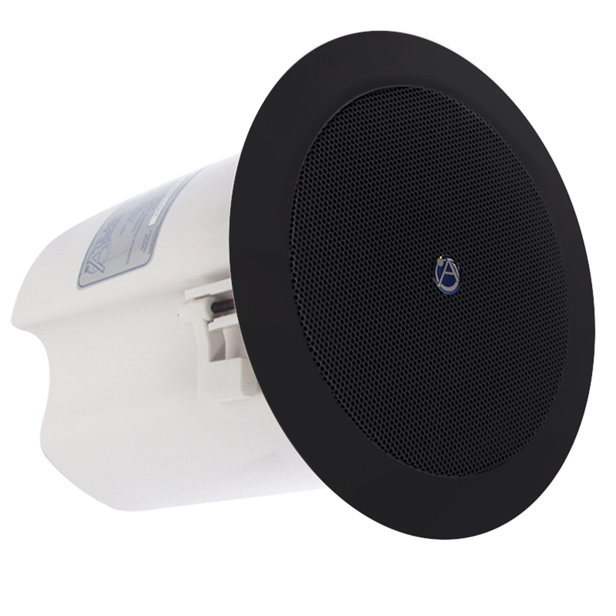 AtlasIED FAP40T-B - 4-Inch In-Ceiling Loudspeaker with Transformer (Black)