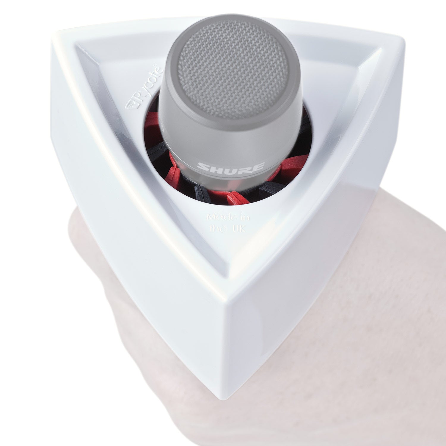 Rycote 76329 Triangular White Mic Flag