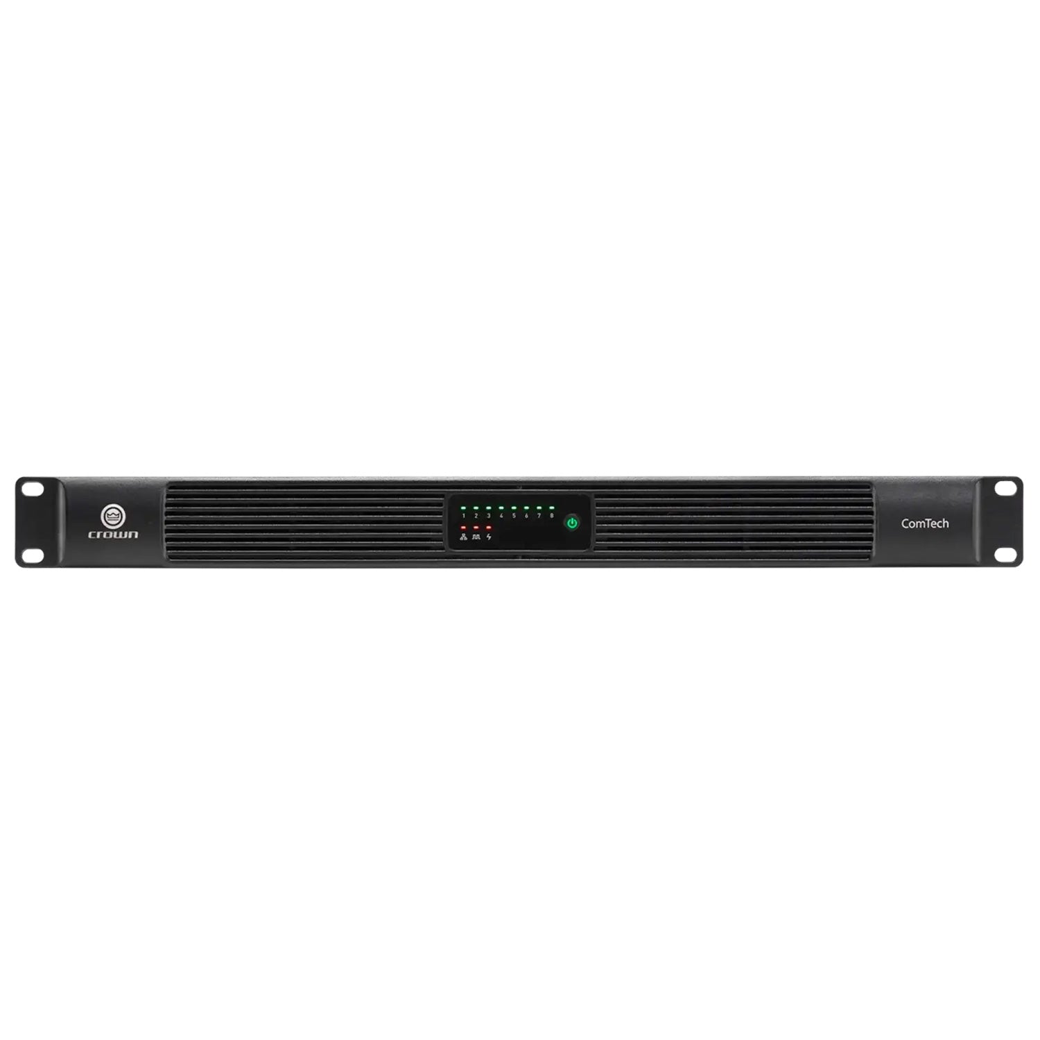 Crown CTD-8125 - Eight-Channel 125W/ch. Power Sharing Amplifier with DSP and Dante