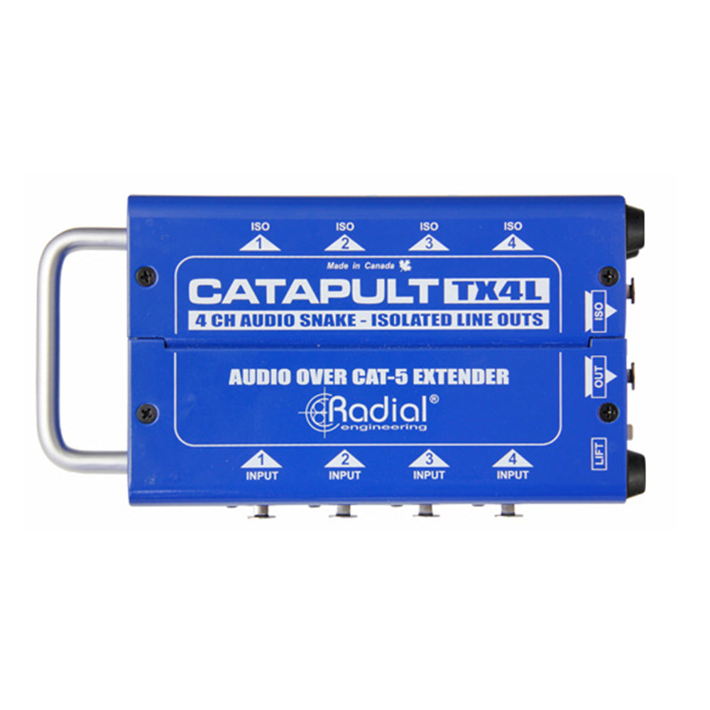 Radial Engineering Catapult TX4L Cat5 Audio Receiver (4x4 Line In/Out)
