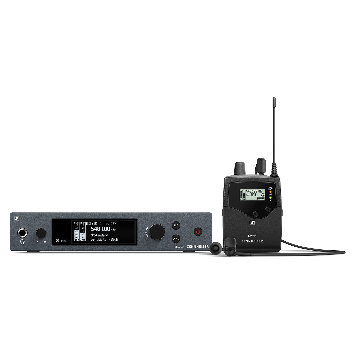 Sennheiser EW IEM G4 Evolution Wireless IEM System (A1 Band/470-516 MHz)