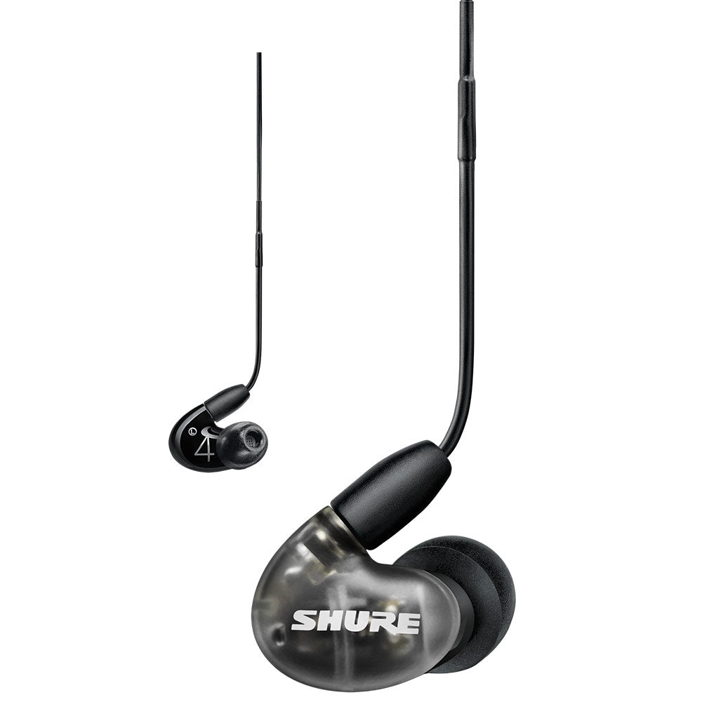 Shure SE42HYBK+UNI AIONIC 4 Hybrid Earphones with Universal Cable (Black)