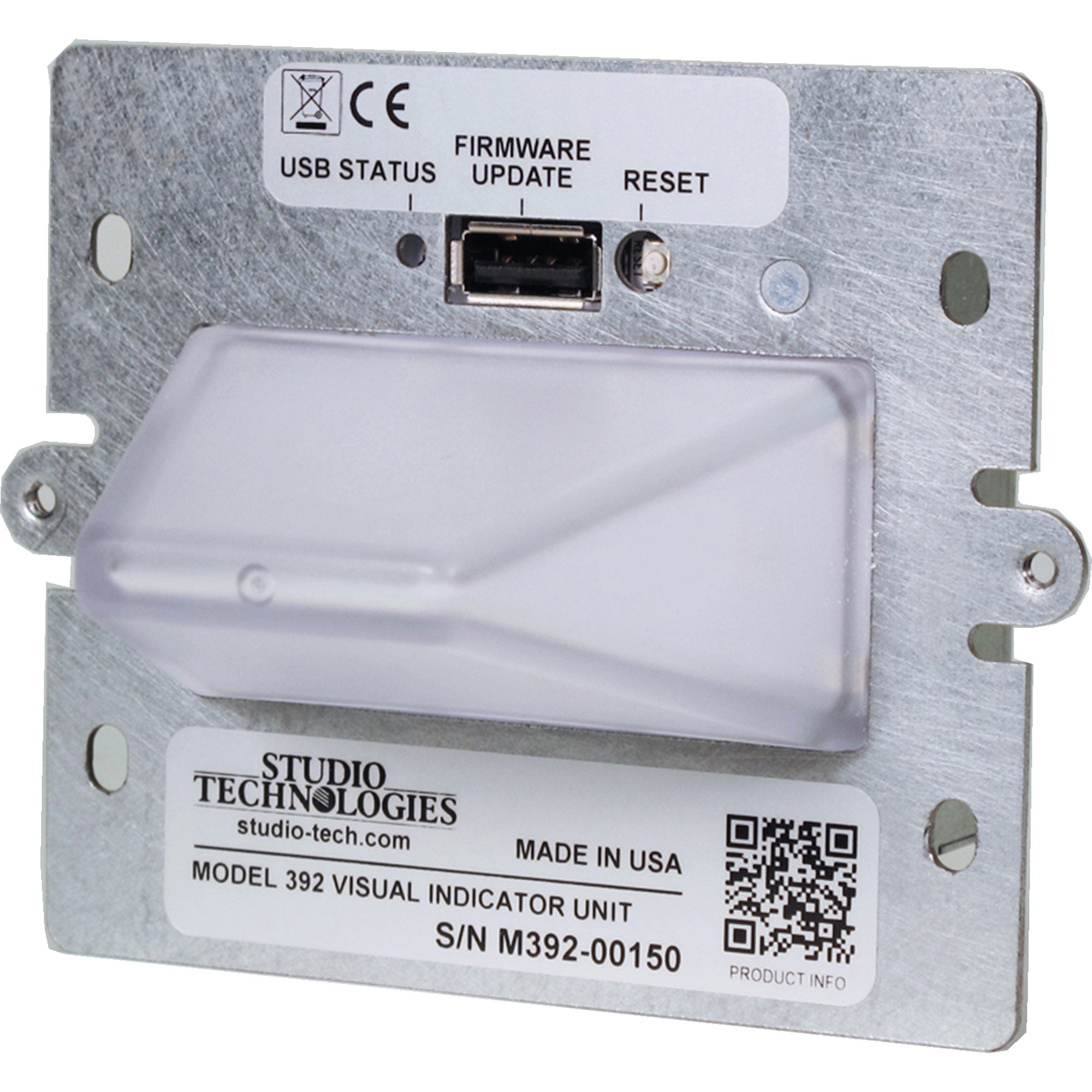 Studio Technologies Model 392 - Visual Indicator Module for Dante Systems