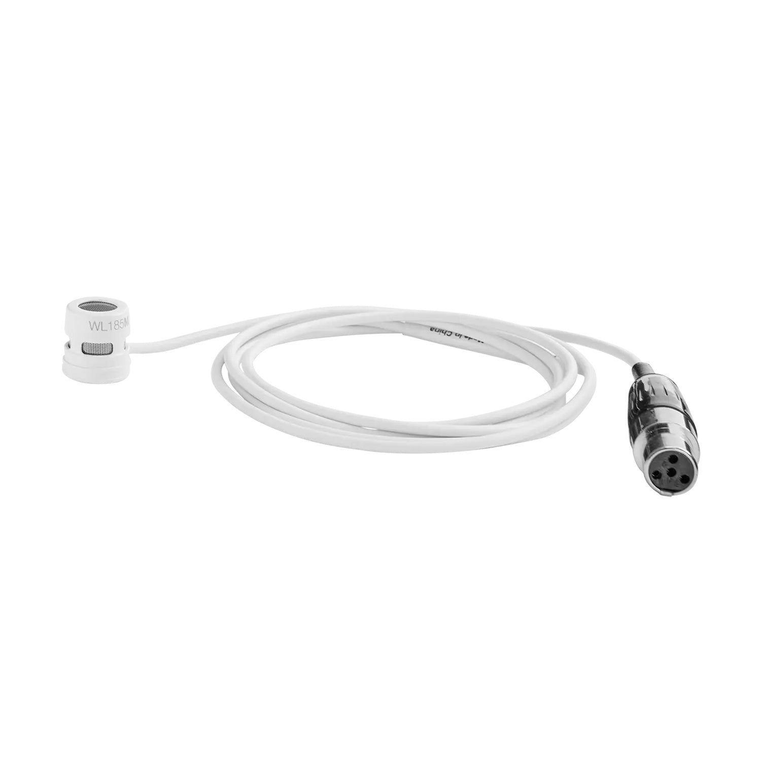 Shure WL185MW/C-TQG - Cardioid Lavalier Microphone (White / TA4F)