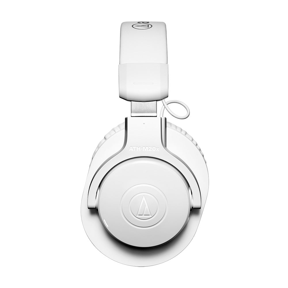 Audio-Technica ATH-M20xBT - Bluetooth Wireless Over-Ear Headphones (White)