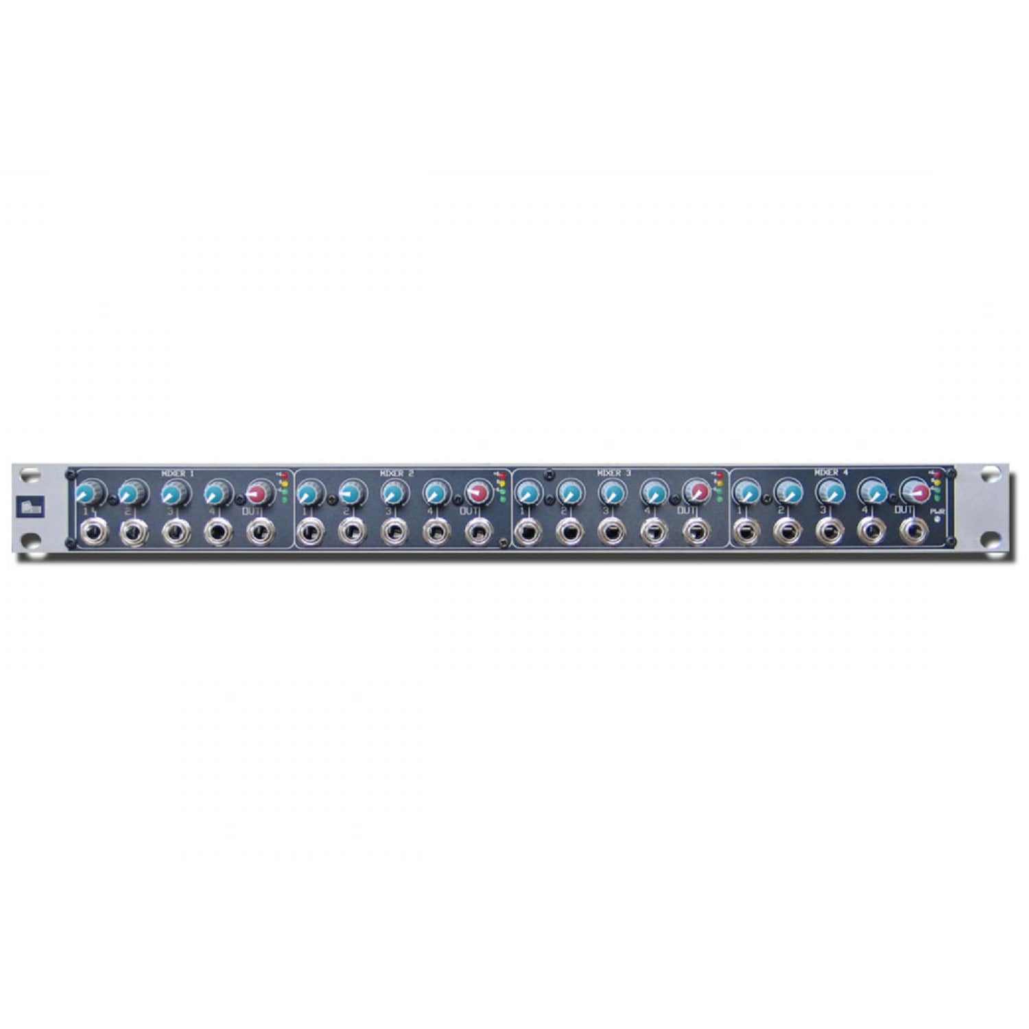 Glensound DITTO 414J - 4 Input Mixer x 4 With Front Panel Jack Inputs