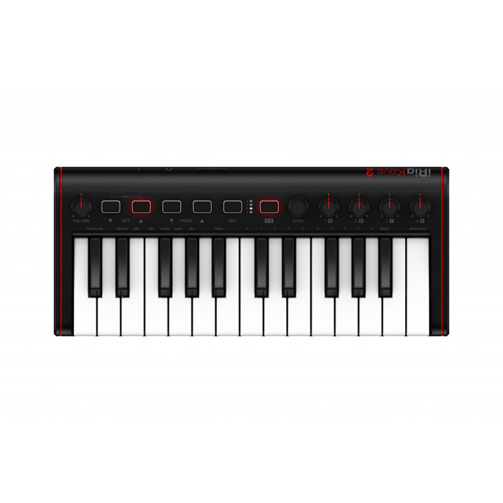 IK Multimedia iRig Keys 2 - Compact 25-Key USB MIDI Controller