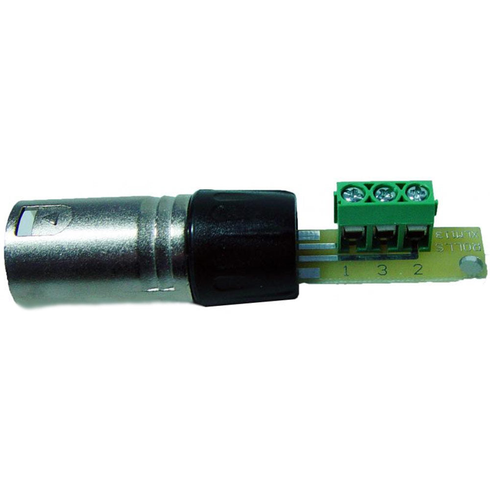 Rolls XLM113 Bare Wire to Male XLR Connector