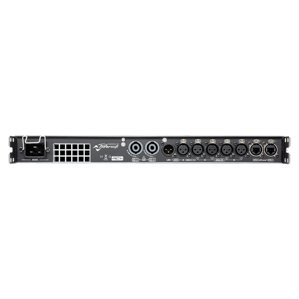Powersoft T604 - 6000W / 4-Channel High-Performance Amplifier with DSP and Dante