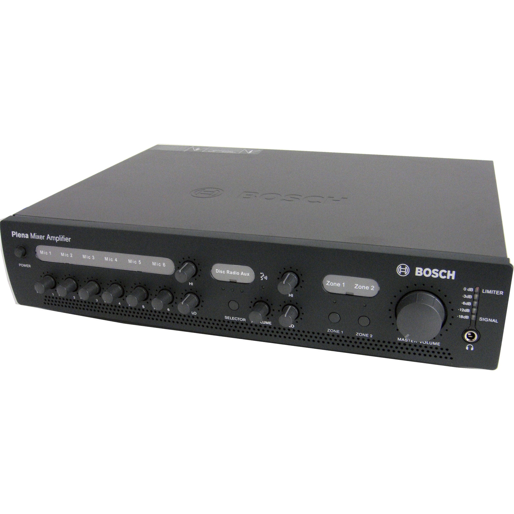 Bosch PLE-2MA240-US - Plena Series 2-Zone 240-Watt Priority Mixer Amplifier - B-stock
