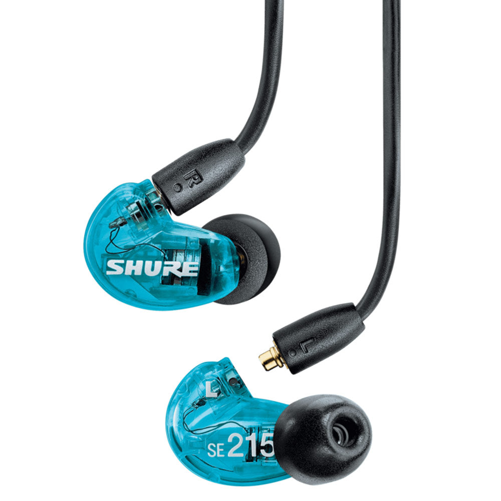 Shure SE215DY AIONIC 215 Sound Isolating Earphones with Universal Cable (Blue)