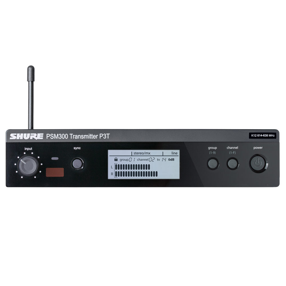 Shure P3TR112TW PSM300 TwinPack - Dual In-Ear Monitor System (J13 Band / 572-589 MHz)