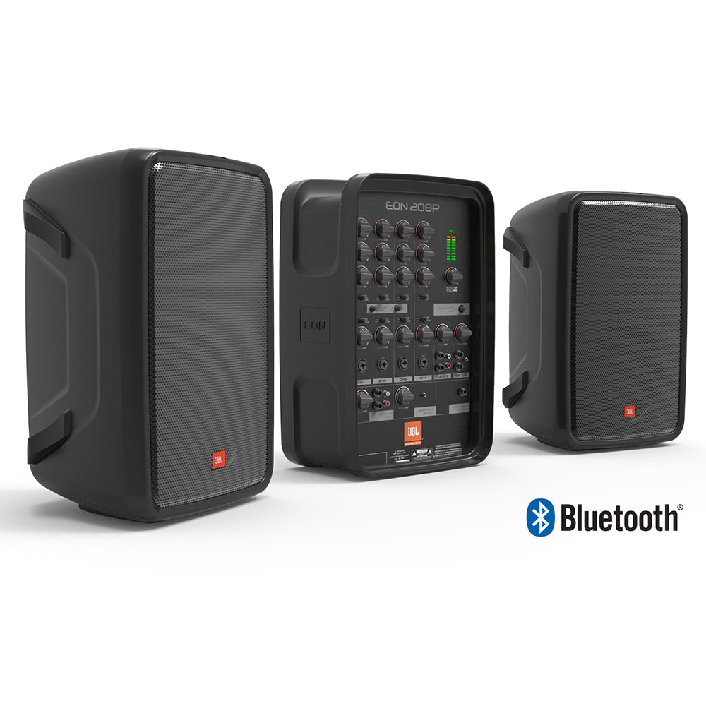 JBL EON208P 8-Channel 2-Way Portable PA System with Bluetooth