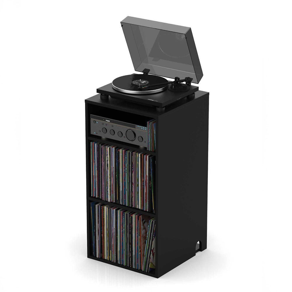 Glorious Modular Mix Rack - DJ Furniture with Storage (Black)