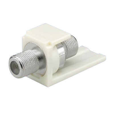 Panduit CMFSREI-Y 75 Ohm self-terminating F-type Coupler for Mini-Com Modular Patch Panels