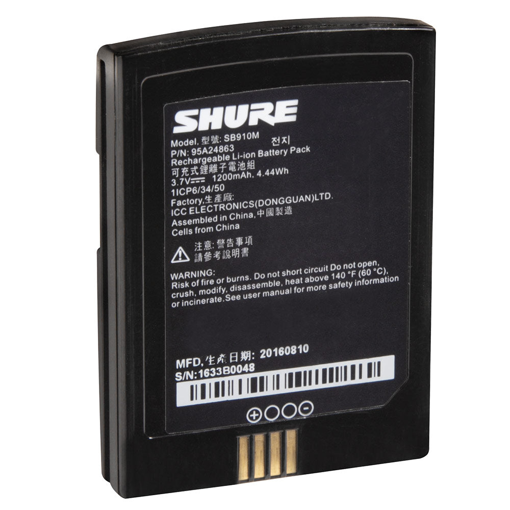 Shure SB910M Battery Pack for ADX1 Transmitter