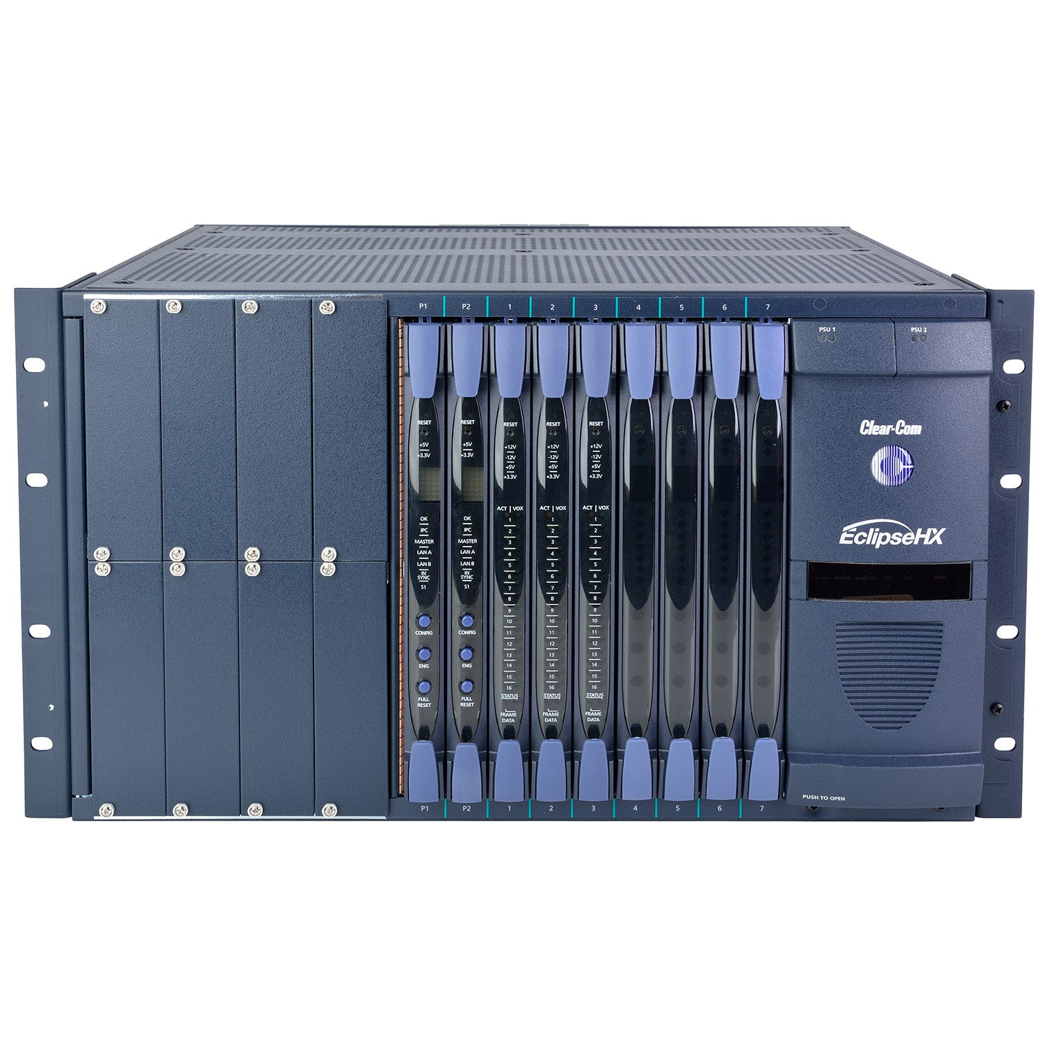Clear-Com ECLIPSE-HX-MEDIAN-32P - Eclipse HX Median Modular Intercom Frame (32 Analog Ports / 2 CPU)