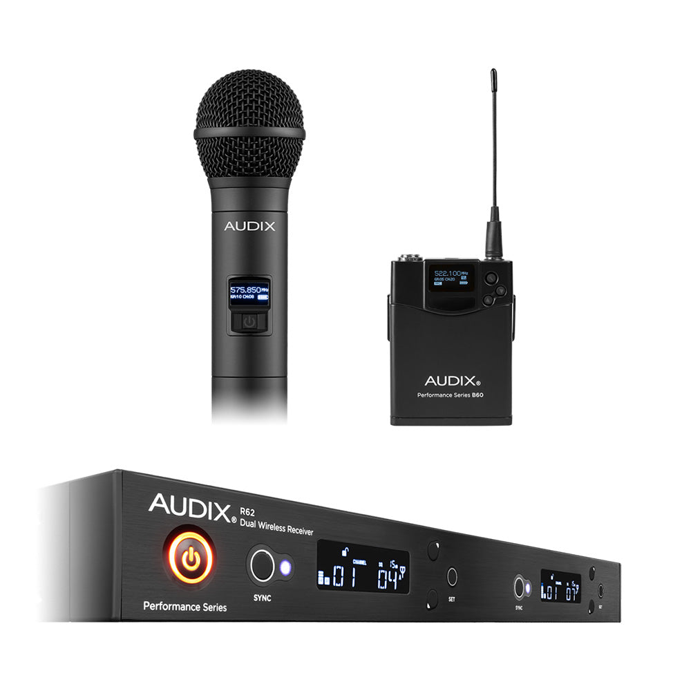 Audix AP62 C2BP - Combo Wireless System (522 - 586 MHz)