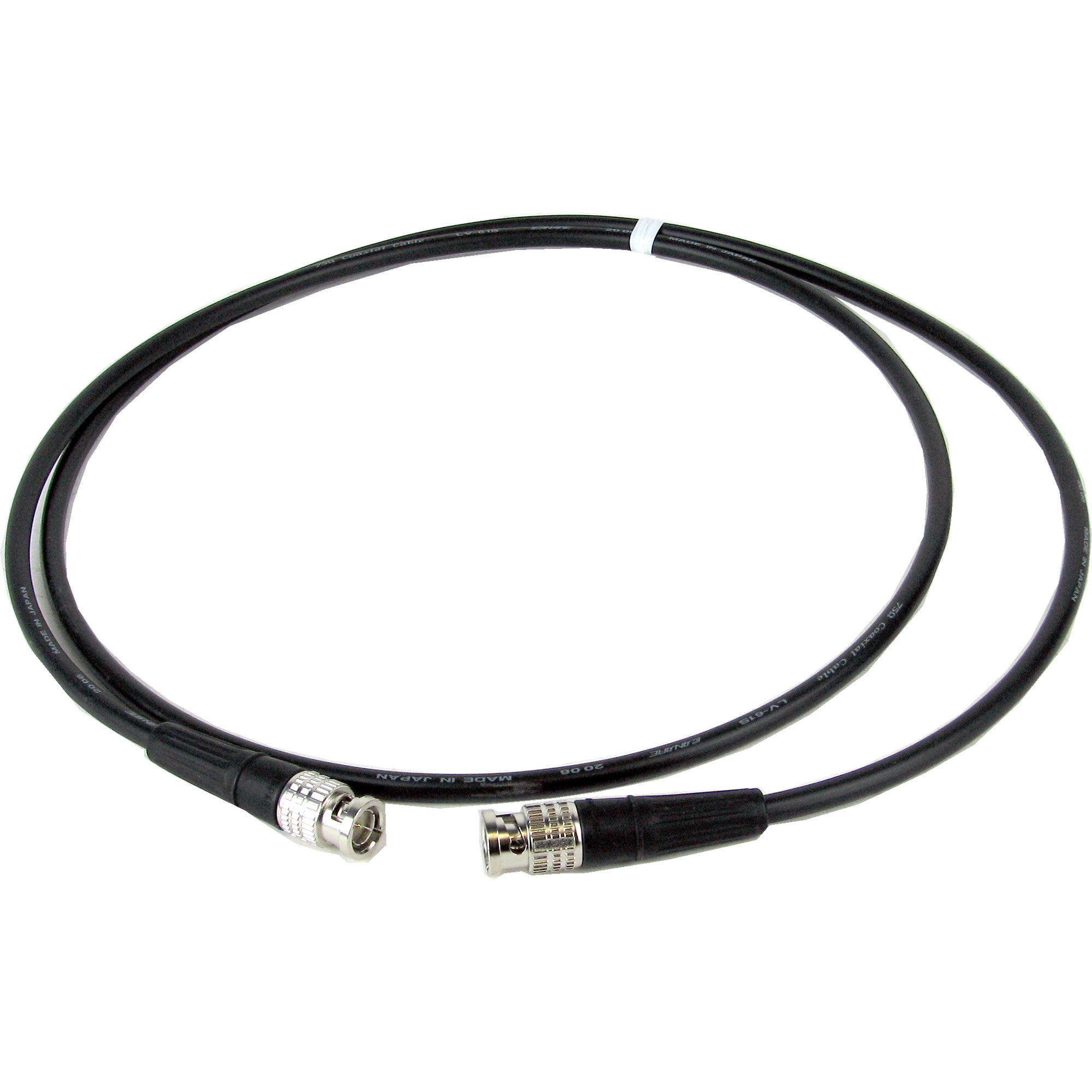 Canare VAC005F-BLK Black BNC Video Patch Cord - 5 Feet
