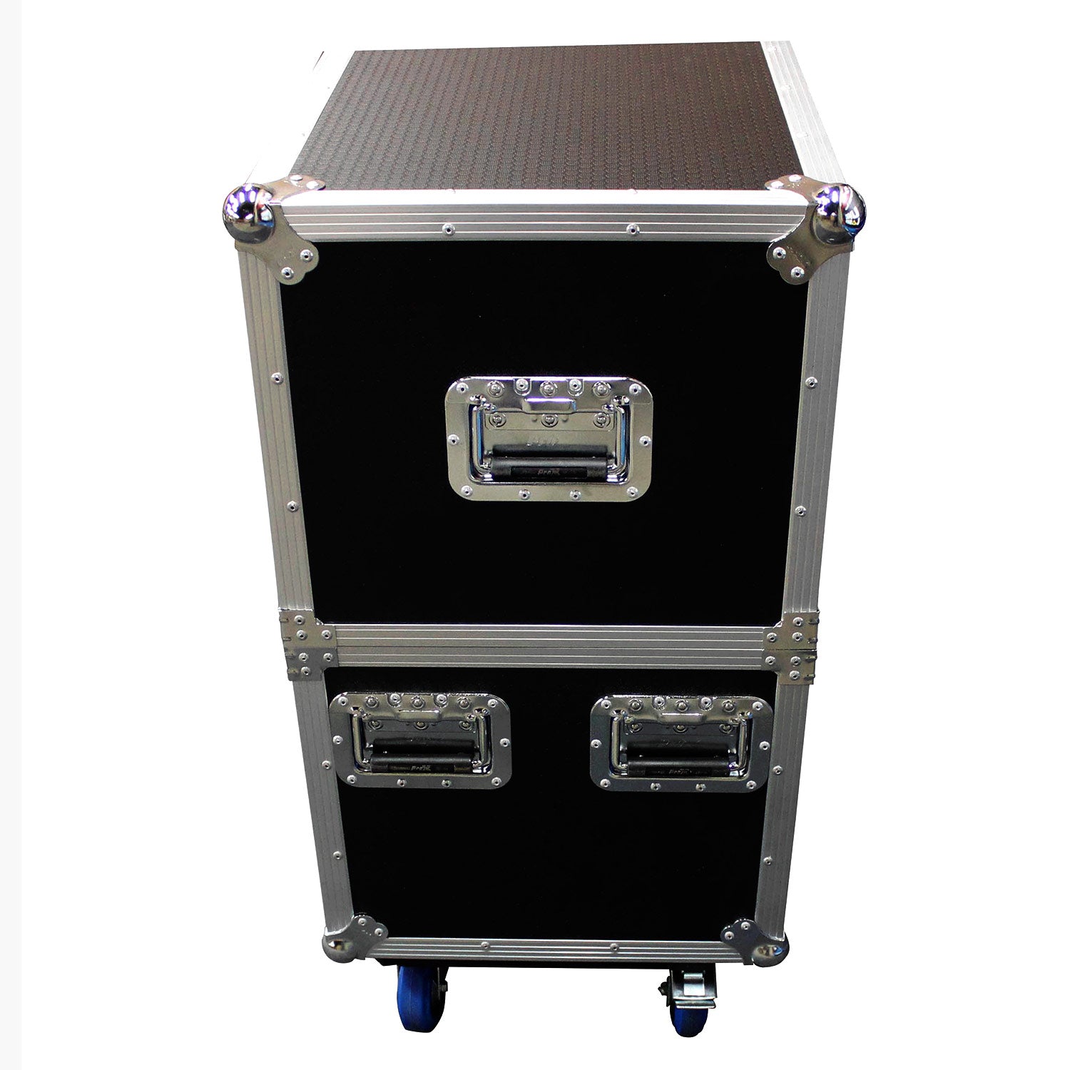 ProX XS-LCD4350WX2 - Dual 43"/50" Universal W/ 4X 4" Blue Casters