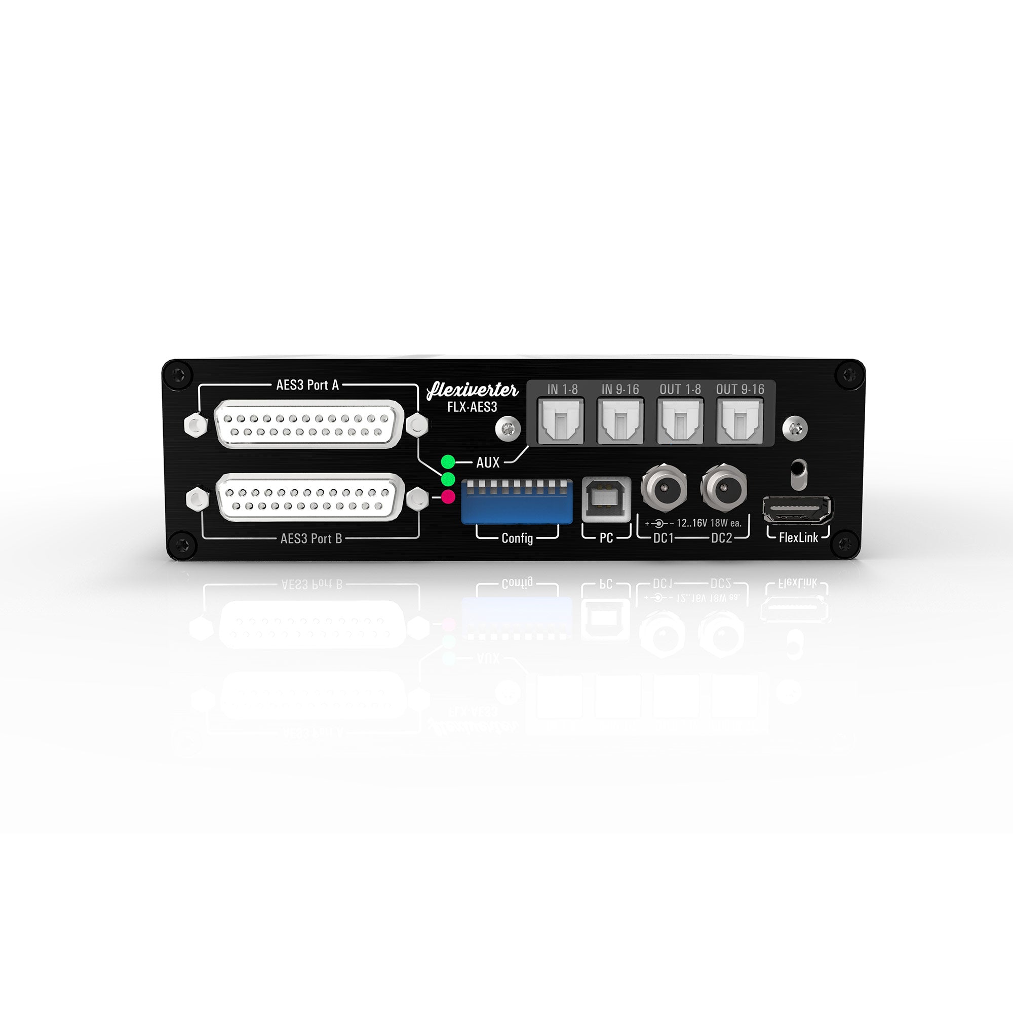 Appsys Pro Audio FLX-AES3 Flexiverter - 16-Channel AES3 Digital Audio Converter