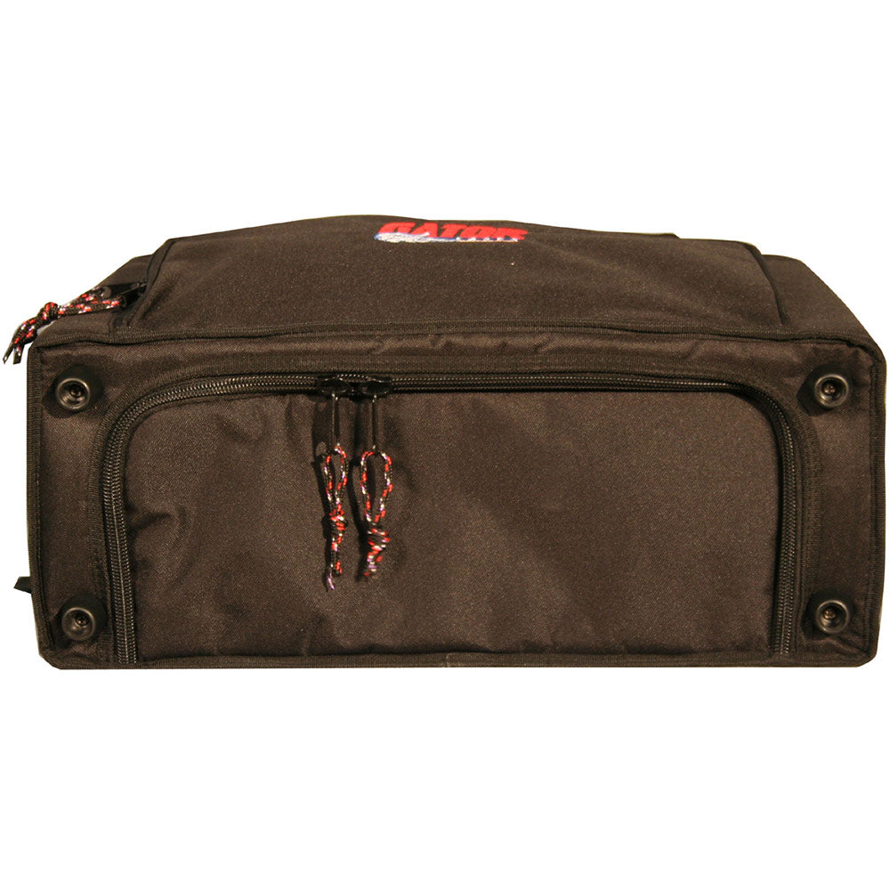 Gator GRB-4U 4-Space Rack Bag with Black Nylon Over Plywood Construction