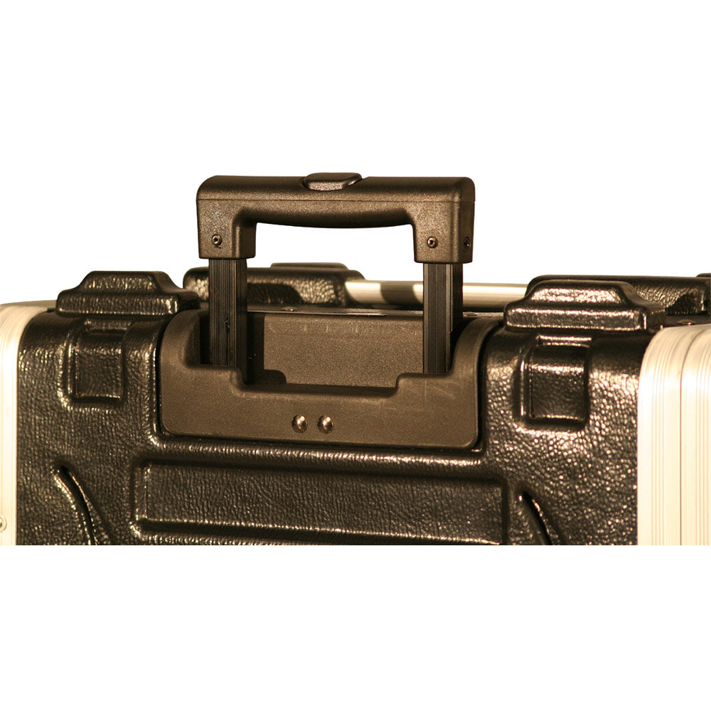 Gator GRR-8L Rolling 8-Space Deluxe Rack with Front and Rear Rack Rail and Locking Covers