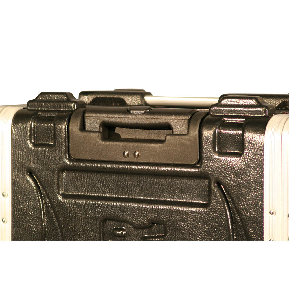 Gator GRR-10L Rolling 10-Space Deluxe Rack with Front and Rear Rack Rail and Locking Covers